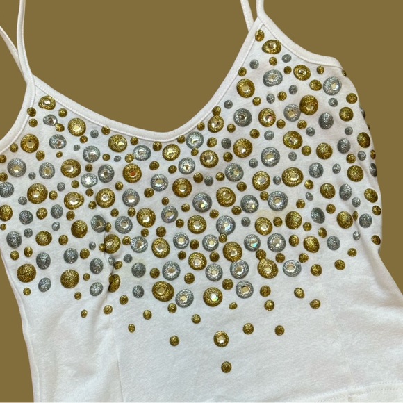 Cleo Bejeweled Tank Top - Picture 1 of 7